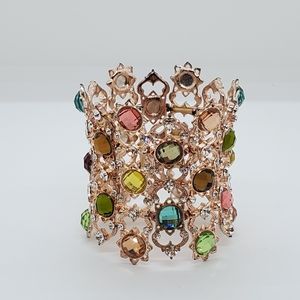 Rosegold tone cuff bracelet
